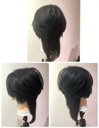 ロング ウルフ・ハイレイヤー 🌟ナカノ・ユウヤのヘアスタイル