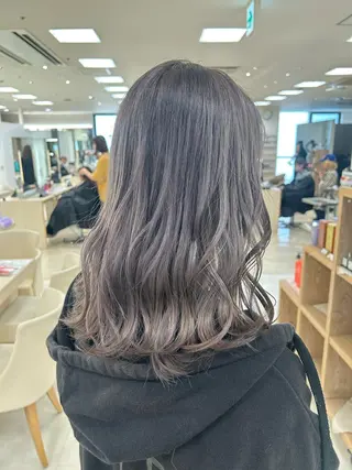 カラー 💜暖色系カラー/ ブリーチカラー💜のヘアスタイル