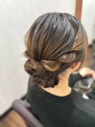 ロング ヘアアレンジ カラーモデル募集 ☘️もえな☘️のヘアスタイル