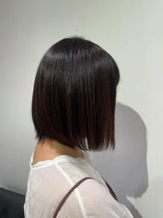 ミディアム パーマ 清瀬駅/痛ませない 縮毛矯正/山崎のヘアスタイル