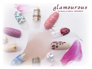 ネイル グラマラス ／アンジェアイのマツエク・マツパデザイン