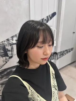 セミロング カラー karin/ ボブ♡暖色カラーのヘアスタイル