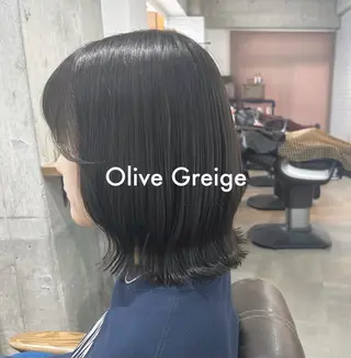 ミディアム カラー Eri 🌿透明感・艶カラーのヘアスタイル