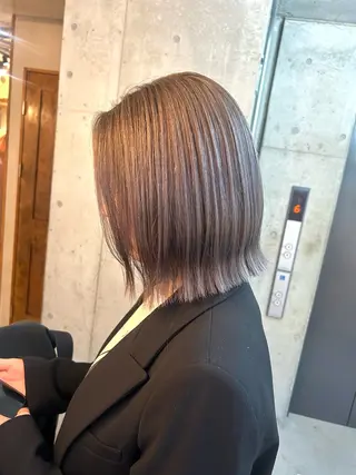 ミディアム カラー 🌷横浜/レイヤー /艶カラー🌷のヘアスタイル