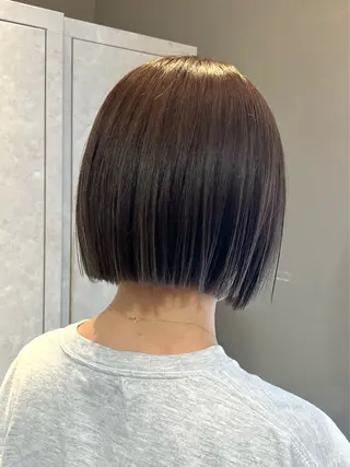 ショート カラー 神戸ボブ✂️ ioe三宮/田 伸佳のヘアスタイル