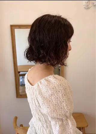 ショート 西山 紗耶香🪽 透明感カラー/ボブのヘアスタイル