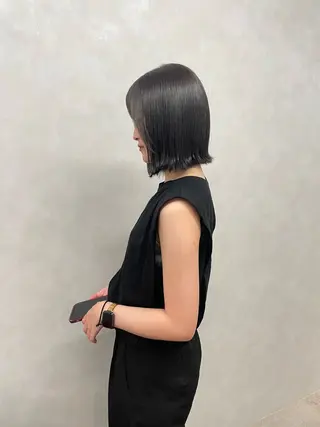 ミディアム カラー ミウラ サクラコのヘアスタイル