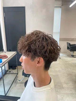 ショート パーマ メンズ メンズ特化🔥 金子直斗のヘアスタイル