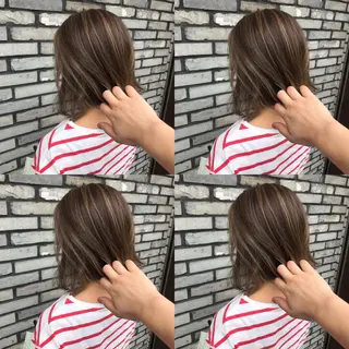 ショート カラー 似合わせ/ブリーチ カラー.岡田友仁のヘアスタイル