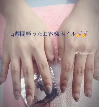 ネイル 北浦和 自爪育成ケアのネイルデザイン