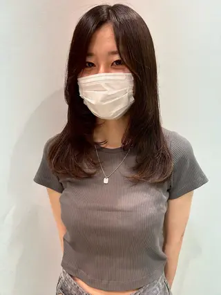 ロング buy your own flowers:kava所属・yoda karenのヘアスタイル