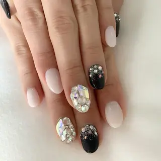 ネイル 💎🐰 saki. m 🐰💎のネイルデザイン