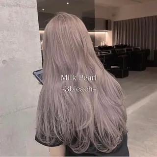 ロング カラー THESALONS所属・🤍ブリーチカラー /寄田龍樹🤍のヘアスタイル