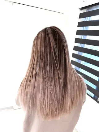 ロング カラー 加藤 佑二のヘアスタイル