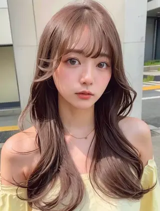 ロング liberte(リベルテ)所属・🤍韓国髪質改善🤍 クメユウキのヘアスタイル