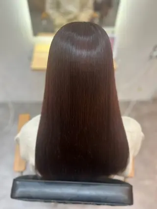 ロング SOYON蟹江所属・髪質改善/縮毛矯正/ 菱田荘史のヘアスタイル