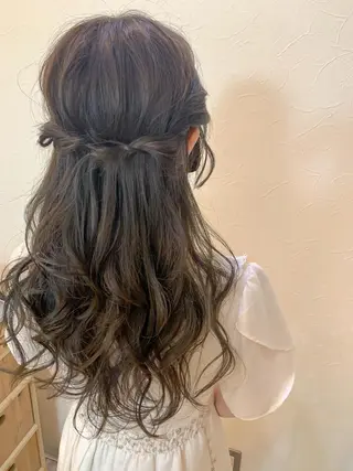 ロング ヘアアレンジ SHANTi 飯塚 ヘアセット/髪質改善のヘアスタイル