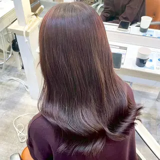 セミロング 🥀暖色/エクステ/ ヘアメ/横浜/かなこのヘアスタイル