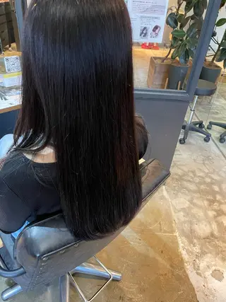 セミロング カラー FERIA桃山台🍑 𝕄𝕖𝕘𝕦のヘアスタイル