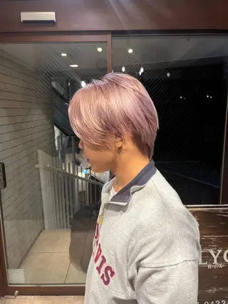 カラー メンズ 🌱ぱっつとボブカ ット🌱/Ryotaのヘアスタイル