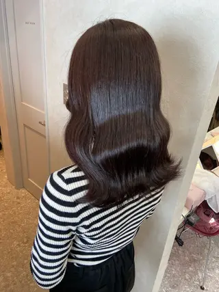 ミディアム カラー 新宿/韓国ヘア 中明度カラー/かやのヘアスタイル