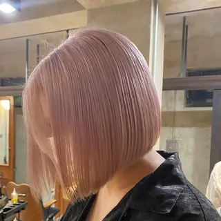 ショート 韓国レイヤー/透明感 カラー🦋mioのヘアスタイル