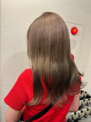 セミロング 名駅/艶韓国風ヘア miyabiのヘアスタイル