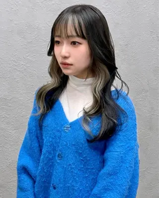 ロング カラー FRAME spa&hair room博多店【フレーム】所属・髪質改善｜顔周り｜博 多｜川上智也のヘアスタイル