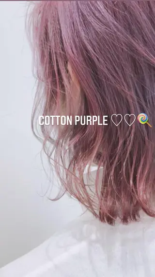 ミディアム カラー MODE K's松原 YUMIのヘアスタイル