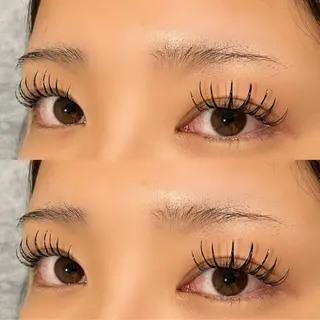 マツエク・マツパ クレセント 中岫のマツエク・マツパデザイン