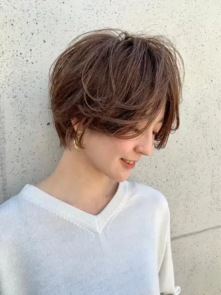 ショート ❣️韓国レイヤー ❣️渡部晃輝のヘアスタイル