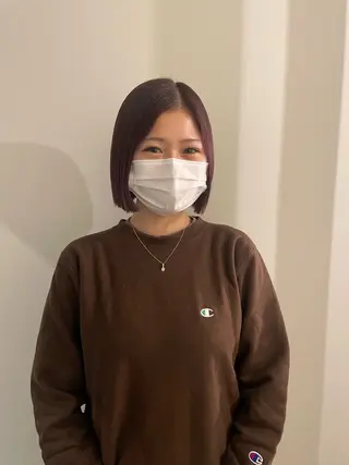 ショート カラー 渋谷 留菜のヘアスタイル