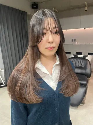 ロング カラー 表参道/赤み無し 透明感 colorのヘアスタイル
