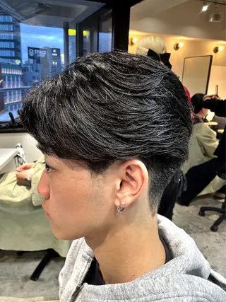 ショート メンズパーマ梅田 ・川副史晶のヘアスタイル