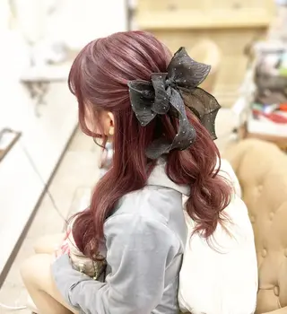 ロング muscari所属・🎀 KUBO AYAKA 🎀✨のヘアスタイル