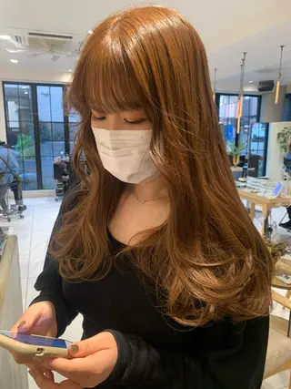 カラー ラベンダー/レイヤー スタイル🤎mamiのヘアスタイル