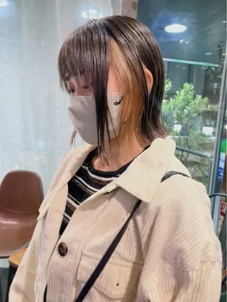 ロング 似合わせカットカラー 🤍🎀honokaのヘアスタイル