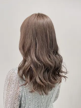 セミロング カラー ☁️グレージュカラー TAKUYA☁️のヘアスタイル