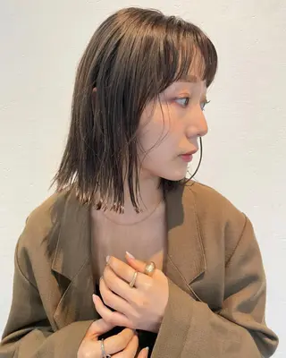 ミディアム カラー 柔らかいcolor 🌿harukaのヘアスタイル