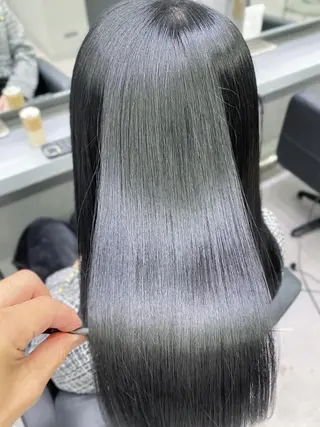 ロング カラー yuzuki 【北谷】のヘアスタイル