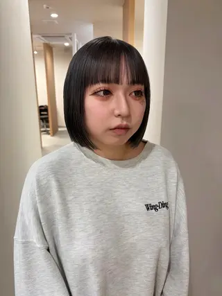 ショート カラー china/ボブ /ブリーチカラーのヘアスタイル