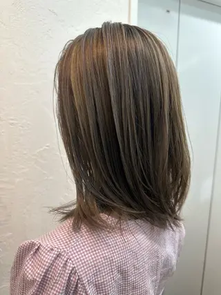 ミディアム カラー fuu。。。銀座所属・美髪質改善✨ 縮毛矯正✨HIDEのヘアスタイル