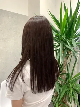 ロング カラー 中嶋 佳穂のヘアスタイル