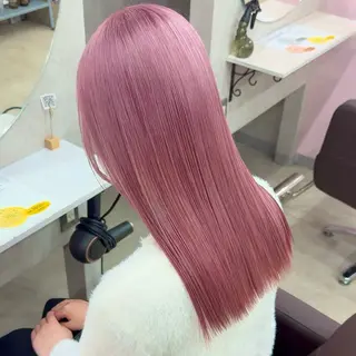 カラー ピンク率90%🎀× 肌映えカラー小川新大のヘアスタイル