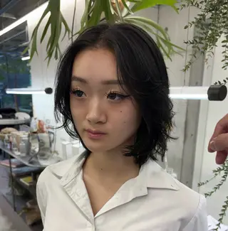 ショート フジイ トワのヘアスタイル