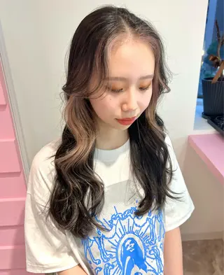 ロング ナナ♡レイヤーカット ♡似合わせカラーのヘアスタイル
