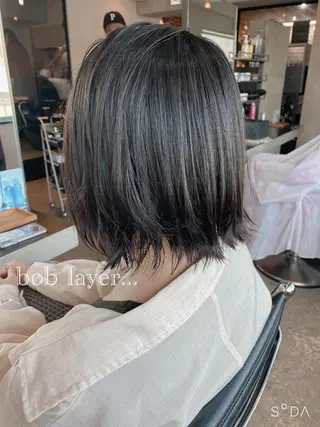 ショート カラー ヘアアレンジ stylist/蛯谷 珠里のヘアスタイル