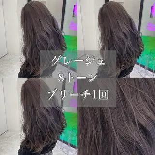 ロング カラー ヘアアレンジ トレンドモテカラー 🩷色落ちまで可愛くのヘアスタイル