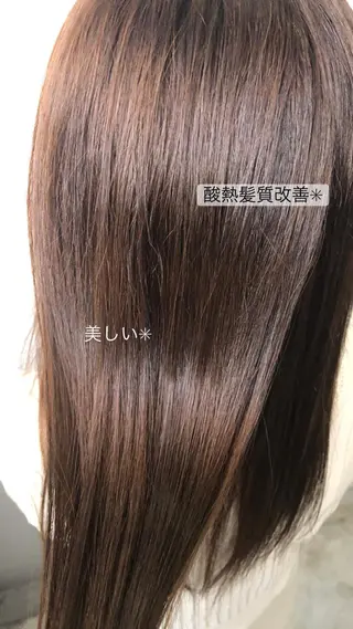 ロング ブリーチ/髪質改善 NYNY大久保のヘアスタイル