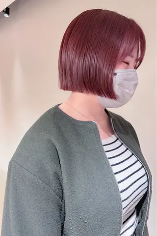 ショート 烏丸/透明感カラー/ ヘッドスパ/kahoのヘアスタイル